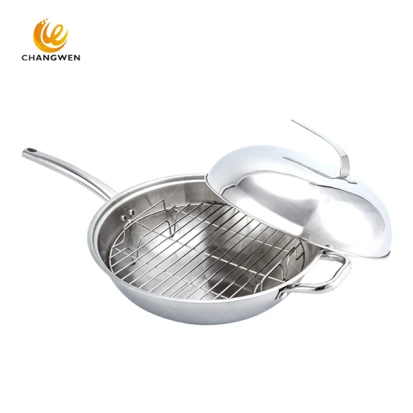 stainless steel wok manufacturer