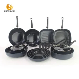Wholesale 14pcs cookware set cast iron