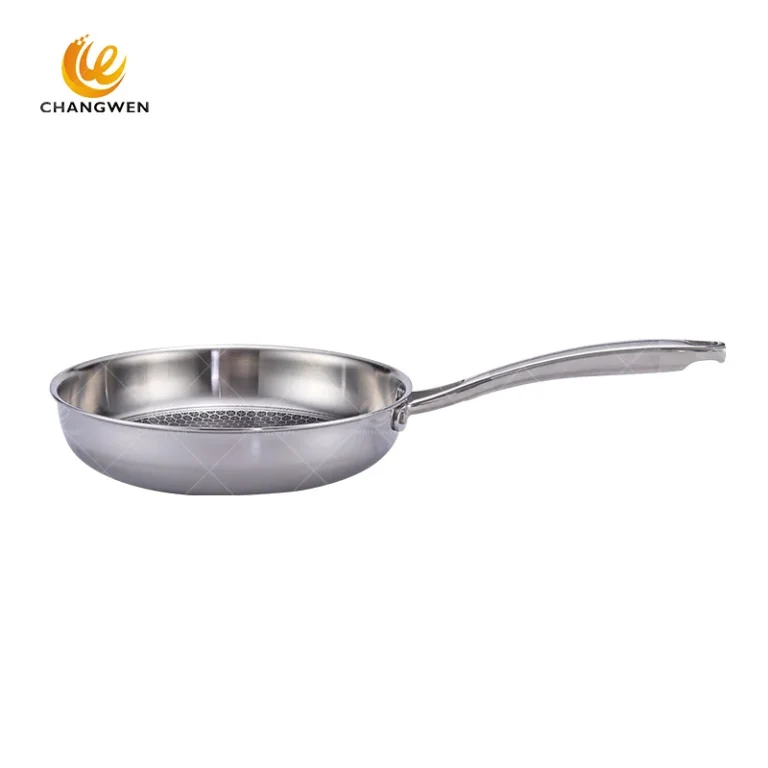 Honeycomb Stainless Steel Non Stick Wok Manufacturer