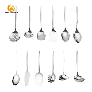 Stainless Steel Gold Kitchen Utensils Set Factory