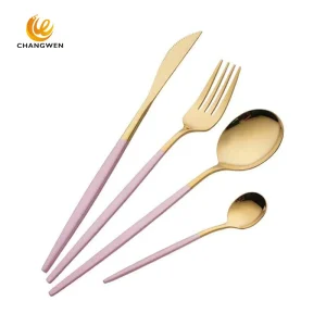 Stainless Steel Pink Cutlery Manufacturer