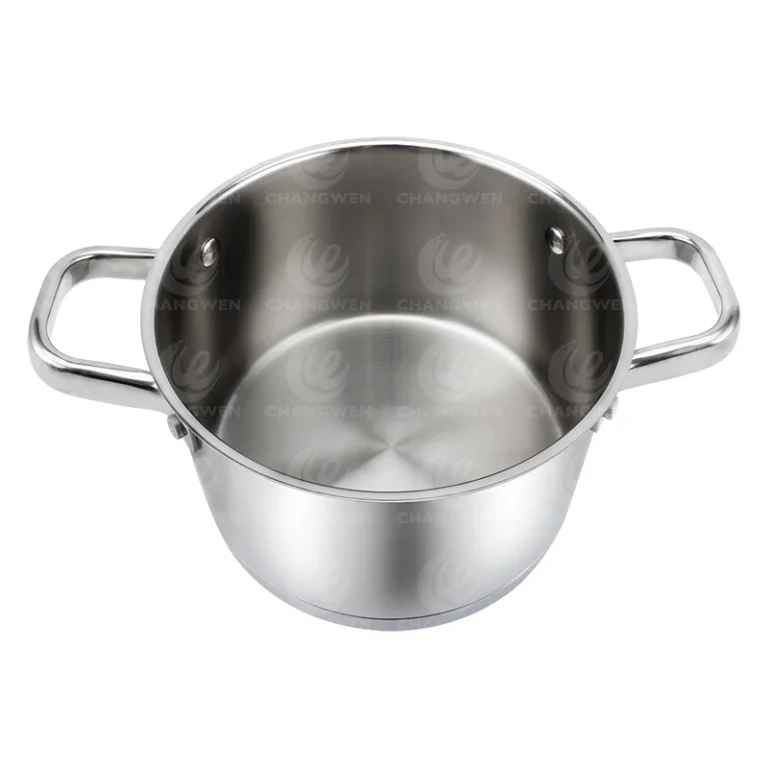 Stainless Steel Stock Pot With Glass Lid