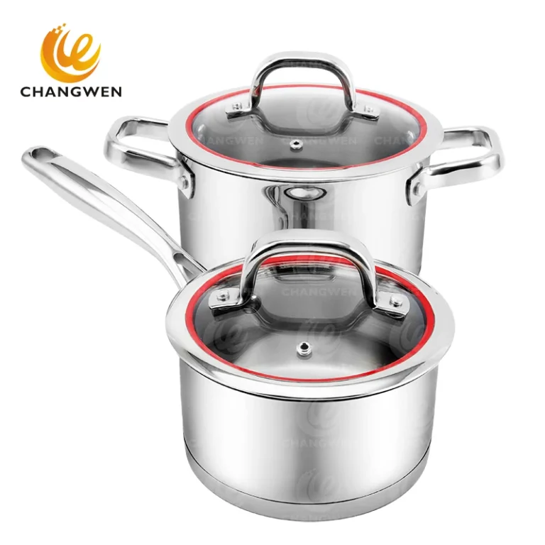 Stainless Steel Stock Pot With Glass Lid