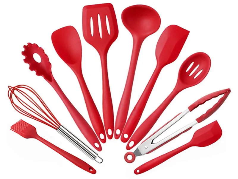 silicone kitchen utensils set