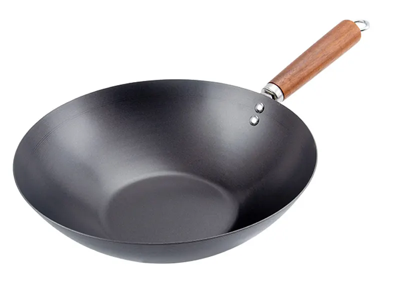 spinning carbon steel wok